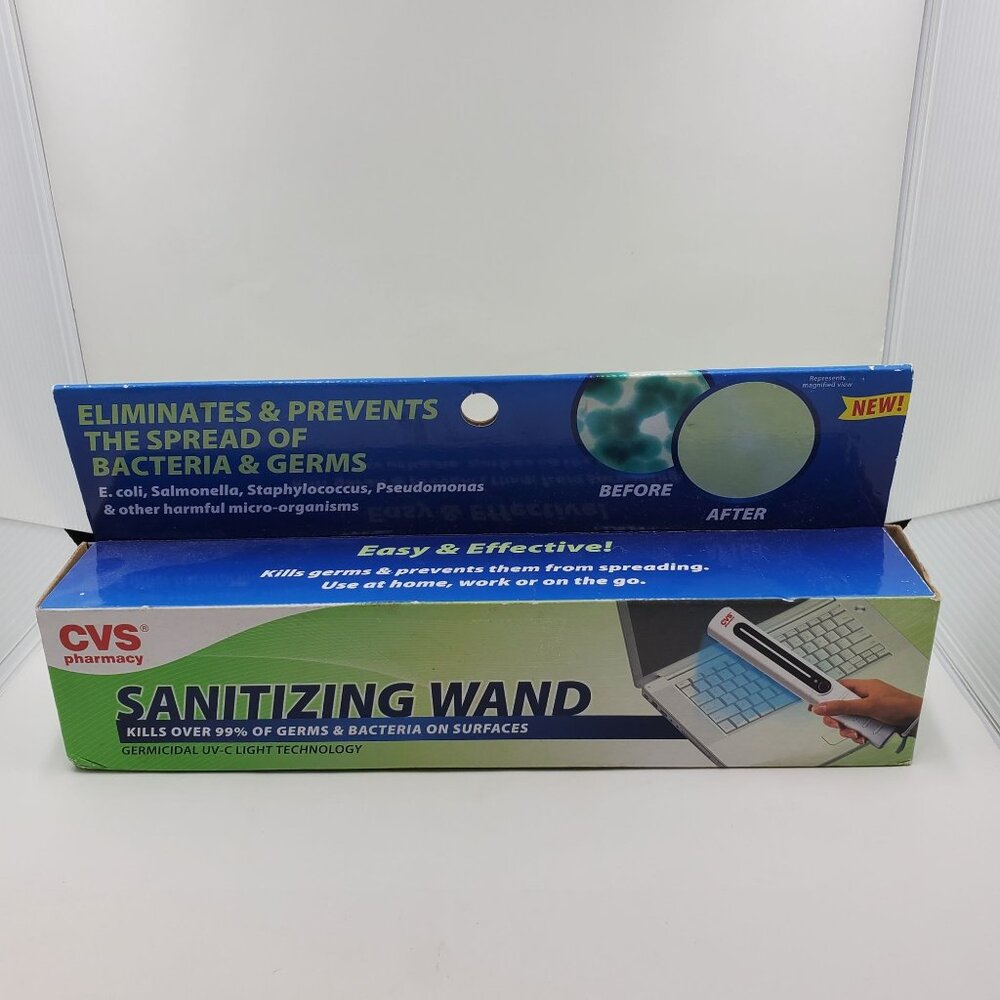 CVS Pharmacy Travel Sanitizing Wand Portable Disinfecting Lamp - NEW